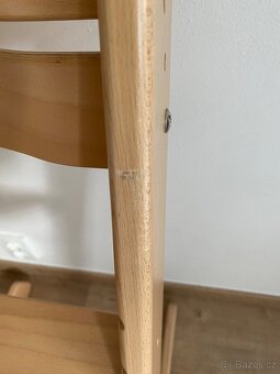 Rostoucí židle značky Jitro přírodní odstí - 4