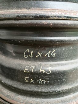 Plechové disky 14" – 5x100 – Fabia, Polo, Ibiza - 4