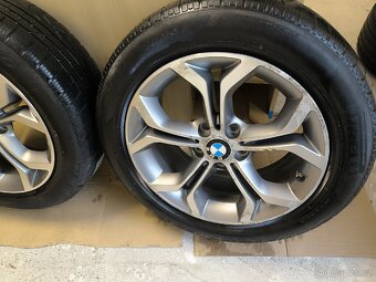 Alu kola BMW X3 5x120 r18 Originál, zimní pneu+TPMS - 4