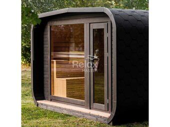 Finská sauna LUX s předsíní 245×340 - 4