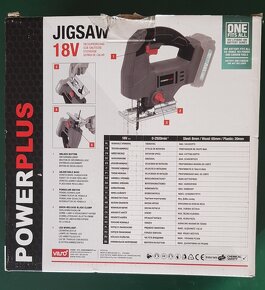 Přímočará pila 18V (bez akumulátoru) POWEB2530 - 4