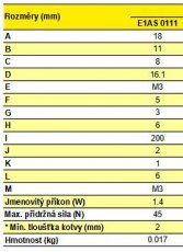 Elektromagnety SELOS E1AS 0111 - 4