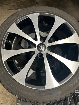 Alu kola 4x100, Opel Corsa s pneu M+S Fortune 215/45 R17 - 4