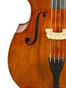 Mistrovský kontrabas 3/4 model Mirecourt - 4