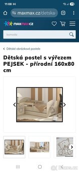 Detska postel se zabranou 160x80 - 4