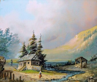 Josef Navrátil - kvaš na papíře - sign.-posudek-Top originál - 4