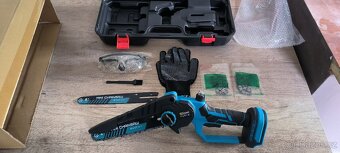 Aku řetězová pila 8" pro Makitu baterie 18V + bohaté přísl. - 4