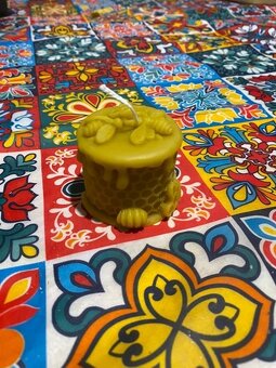 Ručně dělané svíčky z pravého včelího vosku - 4