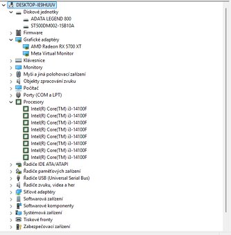 Moderní Herní PC, I3- RX 5700 XT - 4