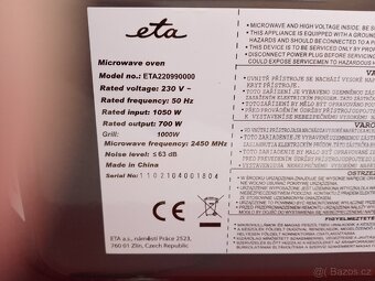 Mikrovlnná trouba ETA - 4