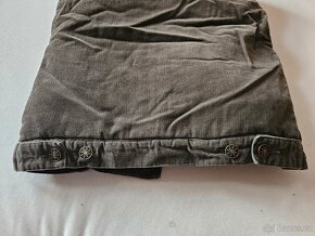 Manšestrová bunda s kožíškem vel. 116 - 4