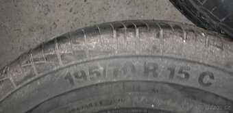 Prodám 4x pneu letní 195/70R15 C - 4