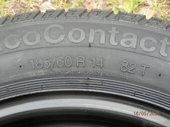 2xNové letní kola na ŠKODA FABIA 2 185/60 R14 ET 43 2x8MM - 4