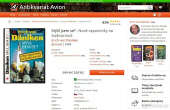 Erich von Däniken Nové vzpomínky na budoucnost mýlil jsem se - 4