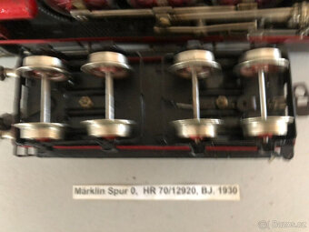 Märklin Gauge 0, Lokomotiva HR 7012920 s tendrem, originál, - 4