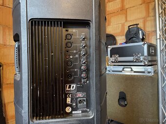 2x Aktivní reprobox LD systems + Case na kolech - 4
