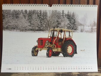 Kalendáře s traktory Zetor na rok 2026 - 4