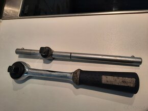 Ráčna,různé nástavce,nástrčkové ořechy 9-27 mm 27 ks, - 4