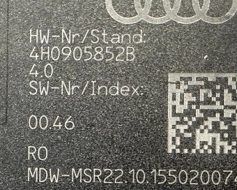 Zámek sloupku řízení 4H0905852B VW Touareg 7P FL r.v. 2016 - 4