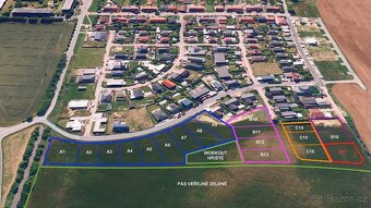 Stavební pozemek se sítěmi D17-Hrušovany u Brna- 988 m2 - 4