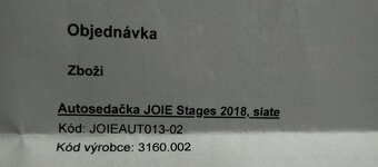 Autosedačka joie 0-25kg - 4