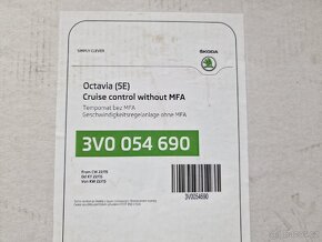 Tempomat Škoda Octavia 3 - sada na dodělání - 4