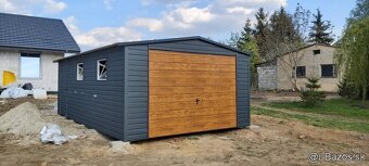 Plechová garáž, zahradní domek, moderní garáž, dvojgaráž - 4
