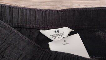 Nově lněné kalhoty H&M, vel. 122 - 4