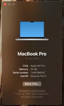 Apple MacBook Pro 14" (2021) M1 PRO, 16GB, 512GB - 4