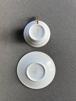 Art Deco moka šálek s podšálkem 70ml, Dolní Chodov I - 4