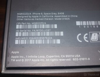 Iphone8 64+sim karta. - 4