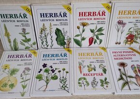 Herbář léčivých rostlin Janča Zentrich - Ucelená sada 8ks - 4