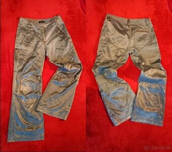 Grunge saténové kalhoty - 4