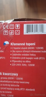 Elektricky ohřívač teplovzdušný ventilátorv a Hausmeister I - 4
