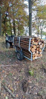 Vozík na dřevo - vyvážečka - 4