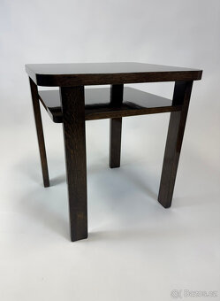 Luxusní Art Deco, konf. stolek Halabala - šelak - 4