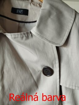 Kabát Trenčkot F&F vel. 40 –NOVÝ - 4