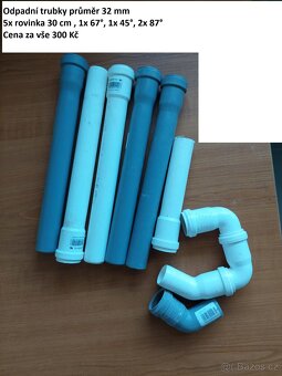 HT odpadni trubky 75,50,40,32 ,umyvadlove odpady, PPR - 4