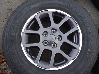 Alu disky Jeep Wrangler, 18", 5x127, celoroční Bridgestone - 4