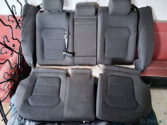 Sedačky passat b7 hnědé - 4