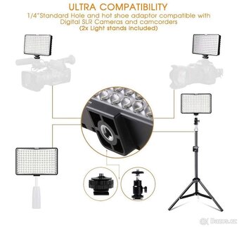 LED videoreflektor SAMTIAN LED-TL-160S sada - 4