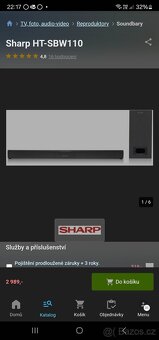 Sound bar SHARP HT-SBW110 - 4
