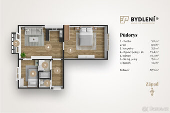 Prodej bytu 3+kk 56 m² - 4