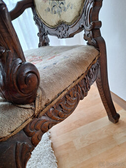 Starožitné křeslo - 4