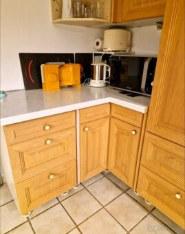 Kuchyně javor masiv se spotřebiči,5714 - 4