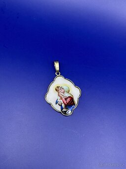 zlatý přívěsek 14 karátů,585/1000 - 4