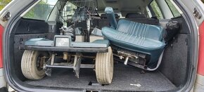 Elektrický seniorský skládací vozíček LARK – bateri 2 x 45 A - 4