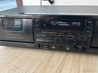Pioneer CT-W803RS stereo double cassette deck s Dolby B,C,S - 4
