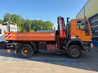 IVECO MP 180E25W 4x4 třístranný sklápěč s hydraulickou rukou - 4