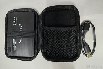 2.5 Externí 1Tb HDD, USB3 + přenosný box nový - 4